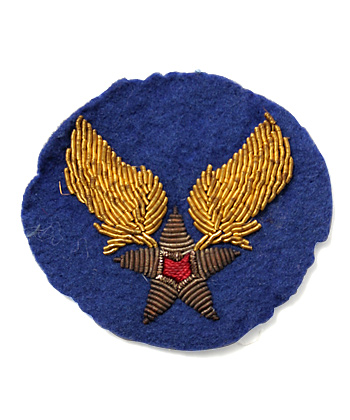 US(�Ʒ�) WWII AAF ���ѥå�/Bullion��ϥ�ɻɽ�����/��ʪ���ɤξ�