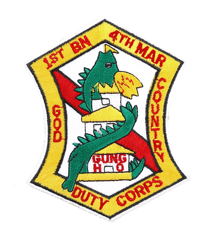 USMC �������ɥ���ѥå�/ 1st Battalion, 4th Marines /GOD COUNTRY DUTY CORPS