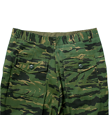 北ベトナム人民軍 90's カモ野戦服上下/サイズ：M程度/実物・未使用