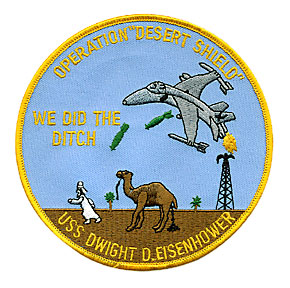 U.S.NAVY �������ɥ���ѥå�/CVN-69 DWIGHT D. EISENHOWER ��WE DID THE DITCH��