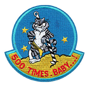 U.S.NAVY �������ɥ���ѥå�/F-14 TOMCAT ��500 TIMES.BABY...!��