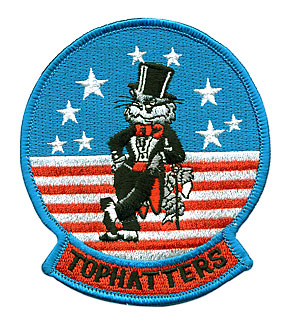 U.S.NAVY �������ɥ���ѥå�/VF-14 ��TOPHATTERS�� F-14 TOMCAT
