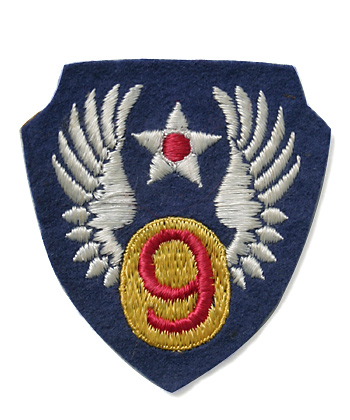 US AAF(��Φ���Ҷ���)WWII ��9�������ѥå�/�ե�����ϥ١����ɽ�����/��ʪ���˾�