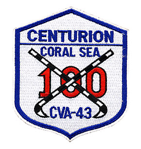 U.S.NAVY �������ɥ���ѥå�/CVA-43 CORAL SEA 100 CENTURION