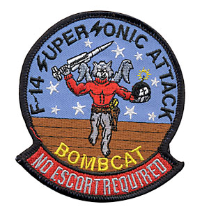 U.S.NAVY �������ɥ���ѥå�/F-14 TOMCAT ��NO ESCORT REQUIRED��