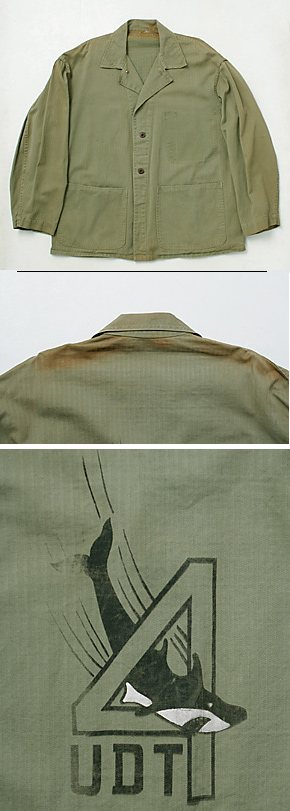 US NAVY(�Ƴ���) WWII UDT 4 HBT ���㥱�å�/�Хå��ڥ������/USMC M-1941���㥱�åȥ١���/��������42/��ʪ���ɤξ�