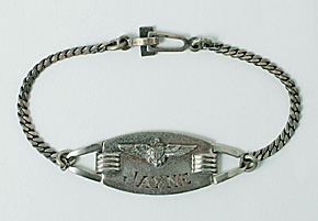 USN(米海軍) WWII ミリタリー・ブレスレット/銀製/実物・極上