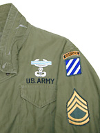 US ARMY フルパッチ M-65 フィールドジャケット/プライベート MOD 
