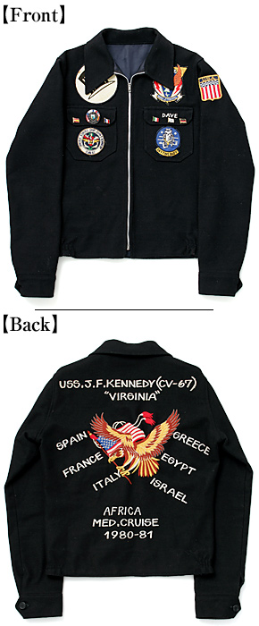 US NAVY(�Ƴ���) 80's USS. J. F. KENNEDY(CV-67) ���եꥫ�����泤 ���롼�� 1980-81 �������ࡦ���㥱�å�/��ʪ���˾�