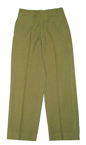 US ARMY WWII ウールマスタードパンツ/実物・極上