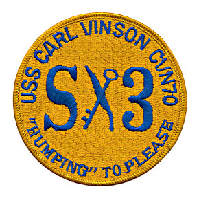 U.S.NAVY �������ɥ���ѥå�/CVN-70 USS CARL VINSON SHIPS SERVICEMAN