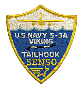 U.S.NAVY �������ɥ���ѥå�/S-3A VIKING TAILHOOK SENSO��SENSOR OPERATOR��