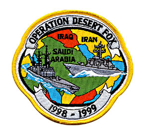 U.S.NAVY �������ɥ���ѥå�/OPERATION DESERT FOX 1998-1999