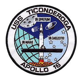 U.S.NAVY �������ɥ���ѥå�/CVS-14 USS TICONDEROGA APOLLO16