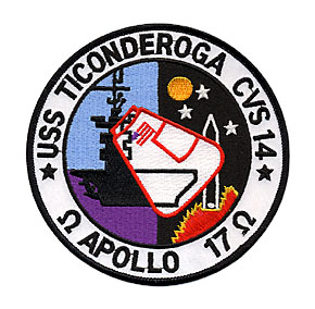 U.S.NAVY �������ɥ���ѥå�/CVS-14  USS TICONDEROGA APOLLO 17