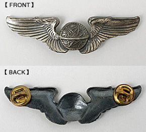 US AAF(米陸軍航空隊) WWII～50's ナビゲーター・ウイング/銀製/実物・極上