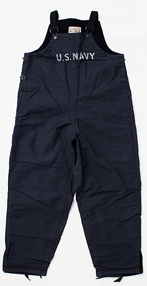 USN(米海軍) WWII ブルー・デッキパンツ/大戦後期フック金具タイプ