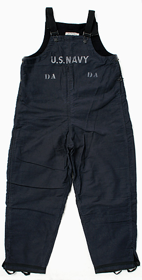 USN(米海軍) WWII ブルー・デッキパンツ/大戦後期フック金具タイプ