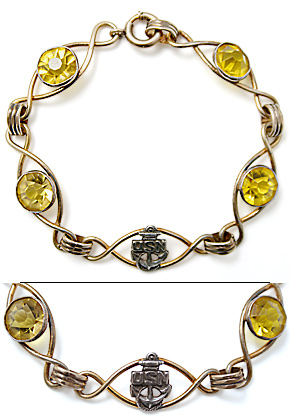 US NAVY(�Ƴ���) WWII USN�ϥ������ �ߥ꥿�꡼���֥쥹��å�/������/12K��å��ž夲/��ʪ���˾�