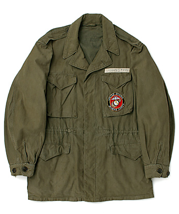 US(�Ʒ�) WWII M-1943 �ե�����ɡ����㥱�å�/USMC�ѥå���/��������38L/��ʪ���ɤξ�