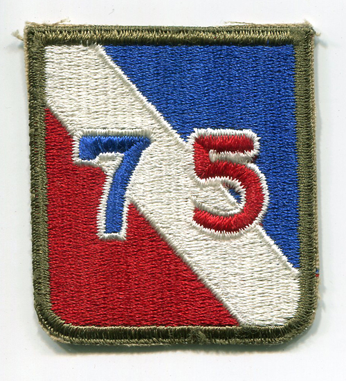 WWII - 50s Ʒʪѥå75th Div.(75)/˾