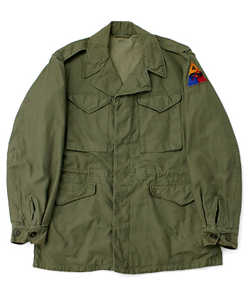 US(米軍) WWII M-1943 フィールド・ジャケット/サイズ：36L/実物・極上