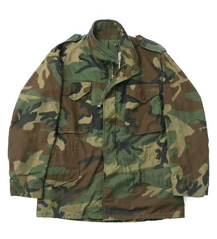 USA 米軍実物 82年 ウッドランドカモ M-65 FIELDJACKET