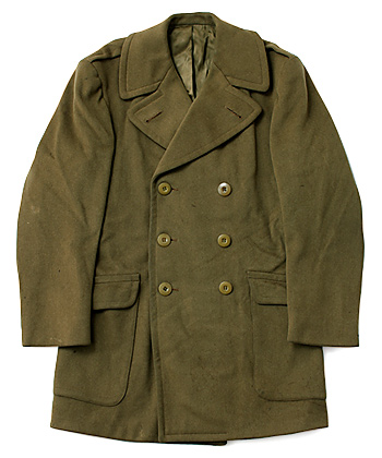 WWII US Army Officer's Short Style Overcoat, Wool Doeskin (36����)/��ʪ���˾�