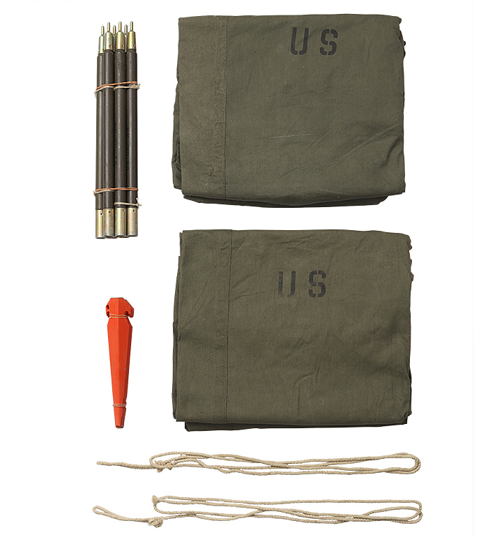 米軍 US シェルターハーフ パップテント 1971年製 1枚