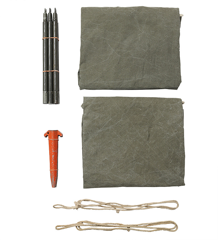 US(�Ʒ�) �����륿���ϡ��եƥ�ȡ�Pup Tent(�ѥåץƥ��)�� 2���å�(�ƥ�Ȱ�ĥʬ)/80s/��ʪ���ɤξ�