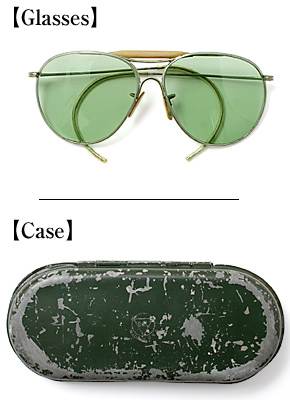 US AAF(Φ���Ҷ���) WWII �ե饤�� ���󥰥饹/AN-6531-1/Bausch & Lomb����/�᥿�륱������/��ʪ���˾�