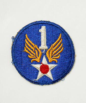 US AAF(米陸軍航空隊) WWII 第1空軍肩パッチ/カット・エッジ仕様