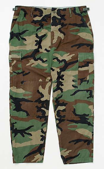 米軍放出品 米軍実物 コンバットパンツ MASSIF ウッドランド Lサイズ相当 古着 90年代 米軍実品 迷彩柄 ウッドランドカモ ミリタリー