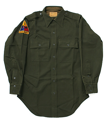 *　 1940年代USAAFアメリカ陸軍士官制服　ウールシャツ　ネクタイセット 1940年代USAAFアメリカ陸軍士官制服 ウールシャツ ネクタイセット 1940