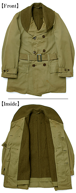 US ARMY(米陸軍) WWII M-1938 マキノーコート/W669-qm-144655