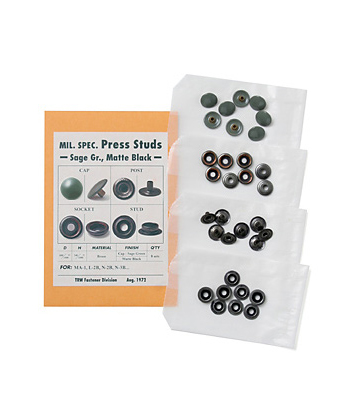 US Mil. Spec. �ɥåȥܥ���/Sage Green /Black/15.24mm/8�ȥ��å�/��ʪ��̤����