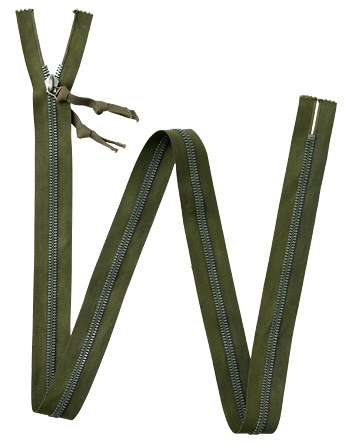 CROWN 2nd ��ǥ� #10 ���������ɥ���� ���åѡ�(Closed End Zipper)/��С����֥륹�饤����/���꡼�֥��꡼��ơ���(��ǯ�ѿ�����)/144-146cm/��ʪ��̤����