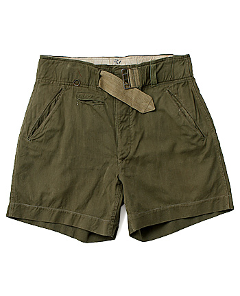 WWII ドイツ DAK(アフリカ軍団)カーキショーツ/実物・極上