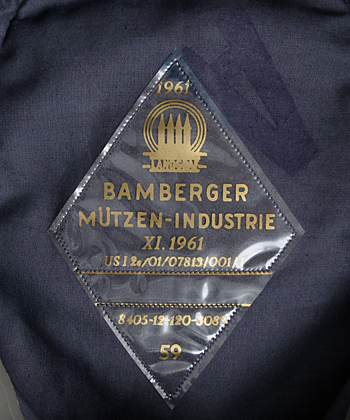 ドイツ BW(連邦陸軍) 初期型 将校用規格帽(トリコット地)/1961年