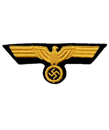 WWII ドイツ海軍(KM) Uボートジャケット用、刺繍アドラー胸章/実物・未使用