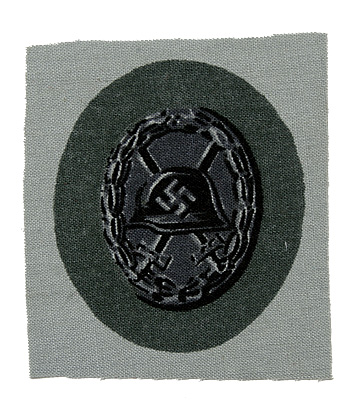 WWII ドイツ軍、戦傷章（布製）/実物・未使用